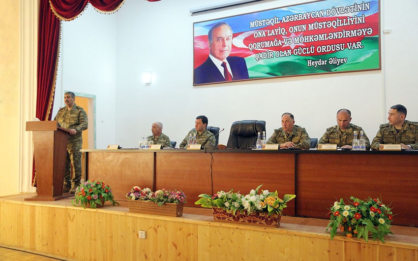 Azerbaijani Army instructed to be ready for active battles and suppress enemy actions with causing him serious losses