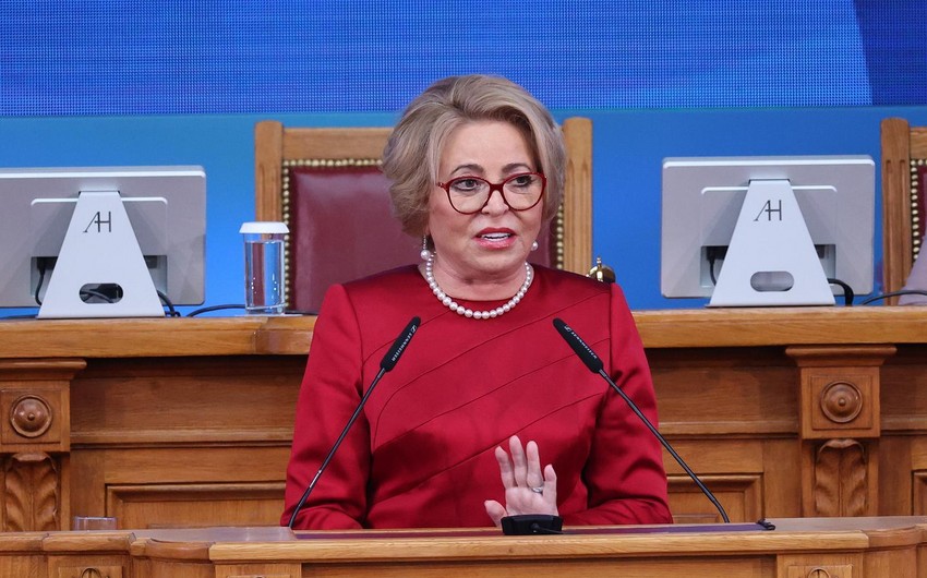 Valentina Matviyenko Azərbaycan Prezidentini təbrik edib