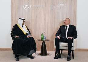 President Ilham Aliyev meets with Crown Prince of Kuwait