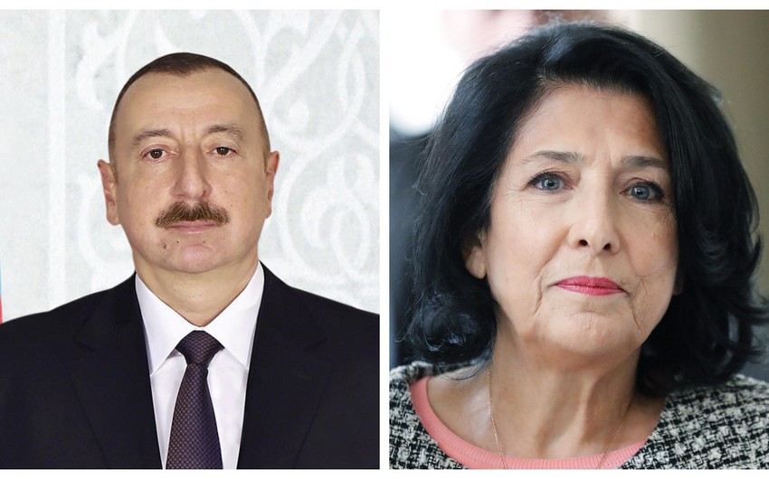 Azərbaycan Prezidenti Gürcüstan Prezidentinə təbrik məktubu ünvanlayıb