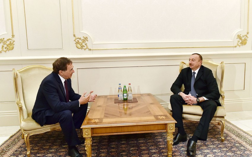 ​Президент Азербайджана принял главу Социалистического интернационала