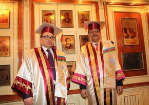 President of Pakistan awarded Honorary Diploma of Doctor at Baku State University - PHOTOS