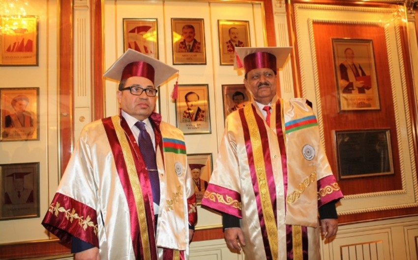 President of Pakistan awarded Honorary Diploma of Doctor at Baku State University - PHOTOS