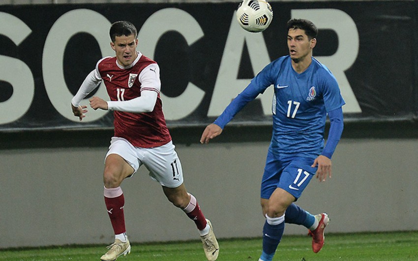 Сборная Азербайджана по футболу U-21 проиграла с крупным счетом