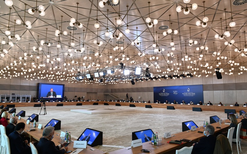 Президент Ильхам Алиев принял участие в церемонии открытия VIII Глобального Бакинского Форума