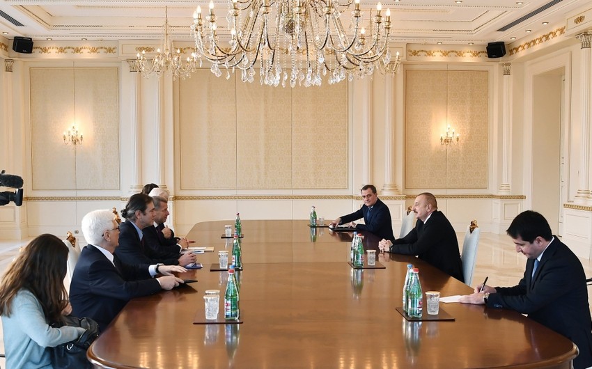President Ilham Aliyev receives OSCE Minsk Group co-chairs from France and US