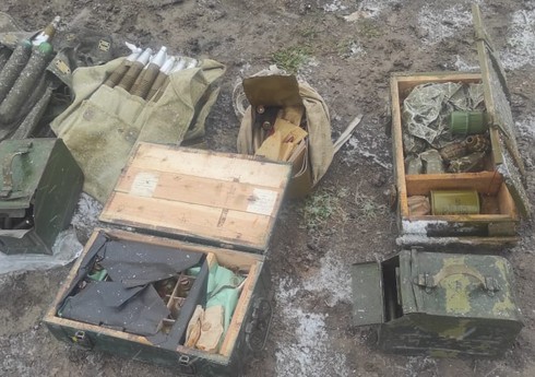 В Ходжавенде полиция обнаружила 23 гранаты и другие боеприпасы