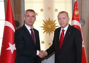 Ərdoğan NATO-nun baş katibini qəbul edib