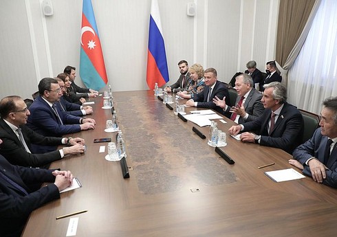 Депутаты Госдумы встретились с делегацией Милли Меджлиса Азербайджана