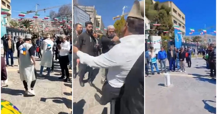 İranda milli assimilyasiyaya etiraz edən qaşqay qadınları polis zorakılığına məruz qalıb