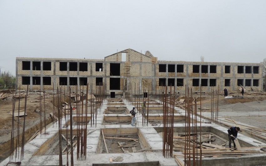 В селе Орта Ляки Агдашского района построят новое здание общеобразовательной школы