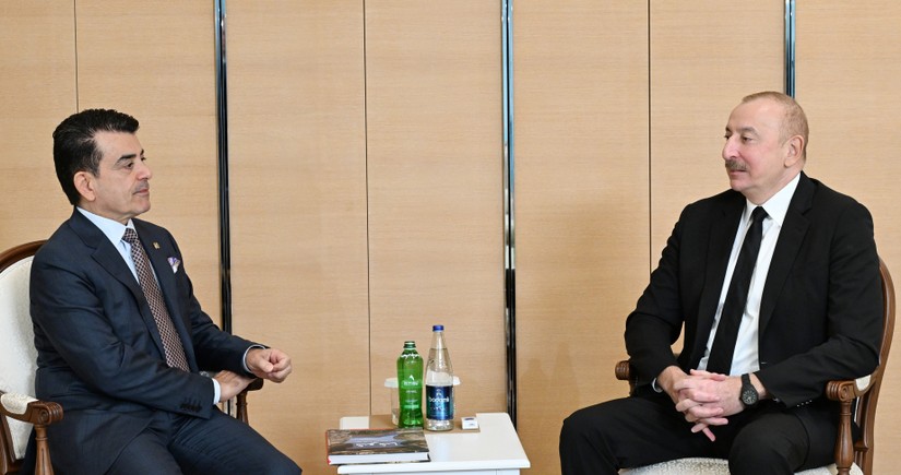 President Ilham Aliyev meets with ICESCO Director-General