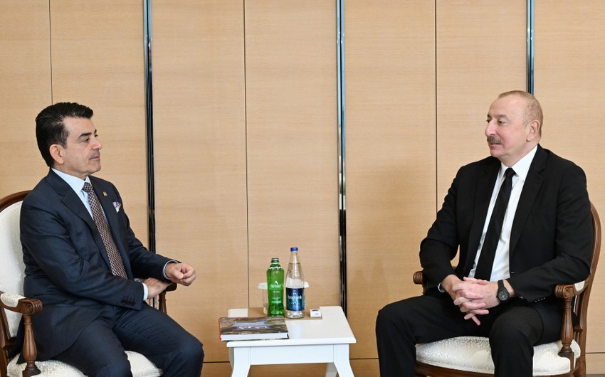 President Ilham Aliyev meets with ICESCO Director-General