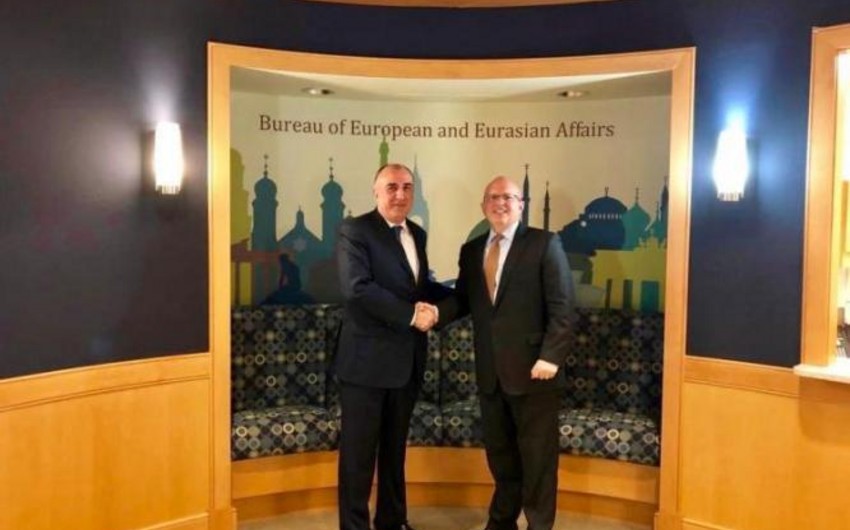 Elmar Mammadyarov meets acting assistant secretary of US Department of State’s Bureau of European and Eurasian Affairs