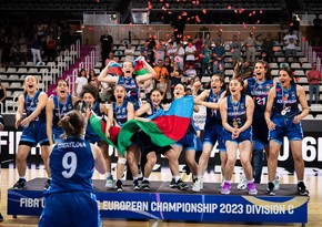 Азербайджанcкие баскетболистки стали чемпионами Европы