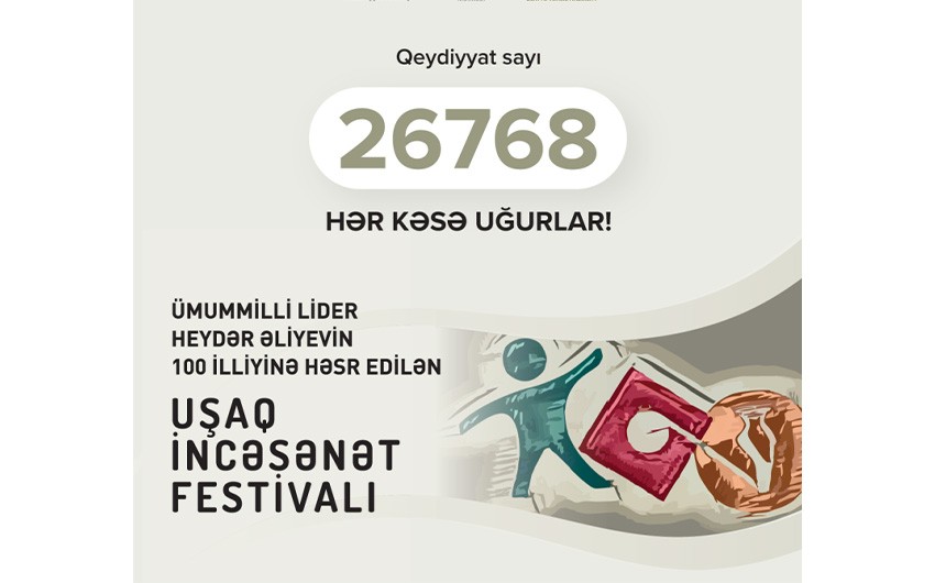 Uşaq incəsənət festivalına qeydiyyat başa çatıb