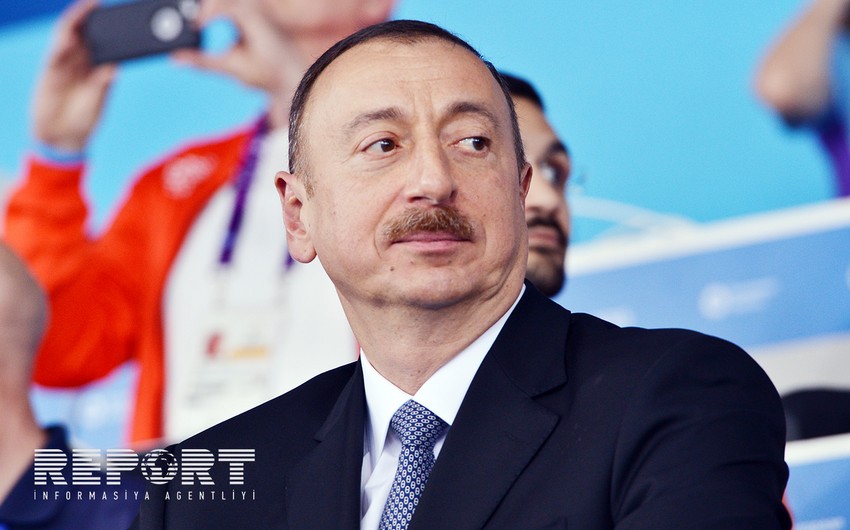 Ильхам Алиев: Мы гордимся тем, что проводим первые игры в Баку