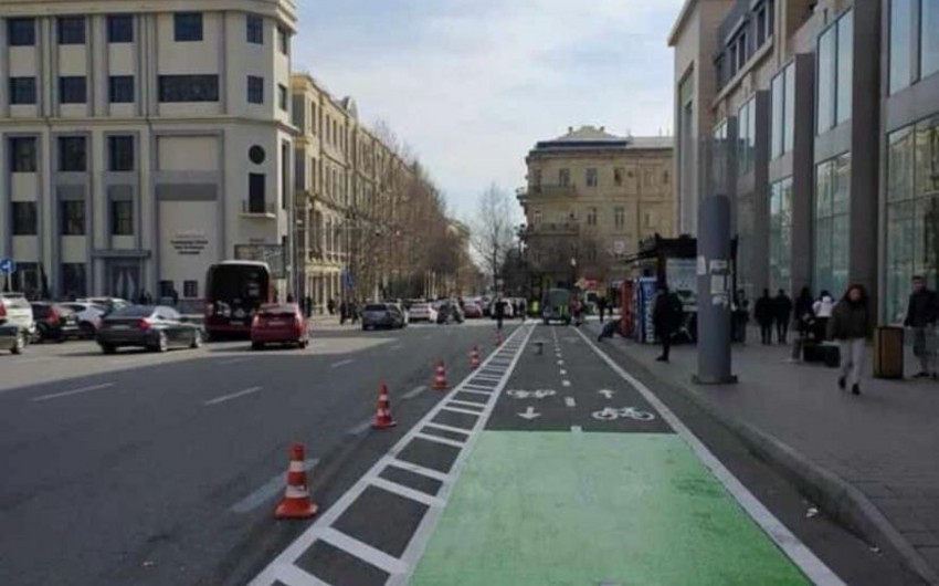 Bakıda yeni velosiped yolları salınır