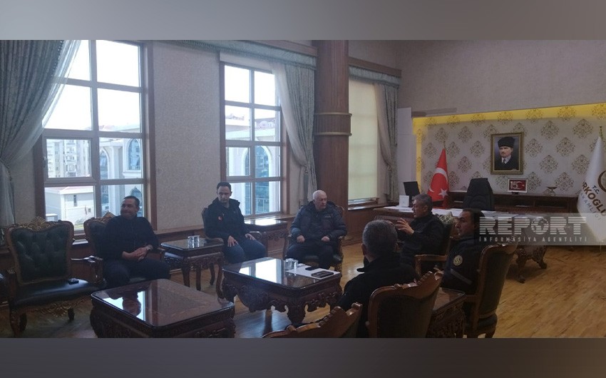 Губернатор Карамана встретился с замглавы МЧС Азербайджана в Кахраманмараше
