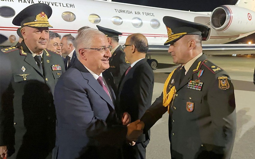 Turkish military leadership visiting Baku