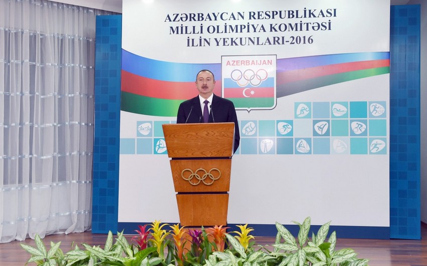 Президент Ильхам Алиев вручил награды отличившимся за высокие достижения в 2016 году спортсменам - СПИСОК - ОБНОВЛЕНО