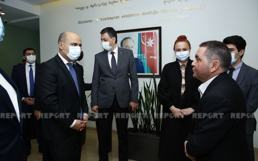 Министр образования Азербайджана посетил Марнеули