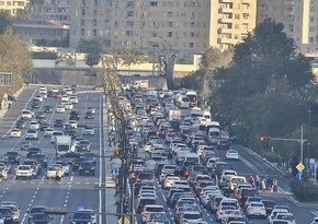 Bakıda tıxac olan yollar açıqlanıb - SİYAHI