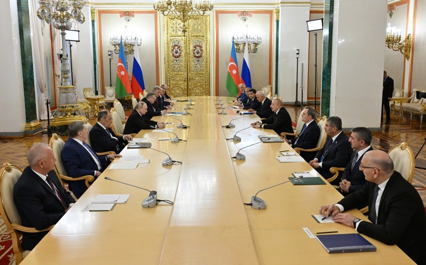 В Москве состоялась встреча Ильхама Алиева и Владимира Путина