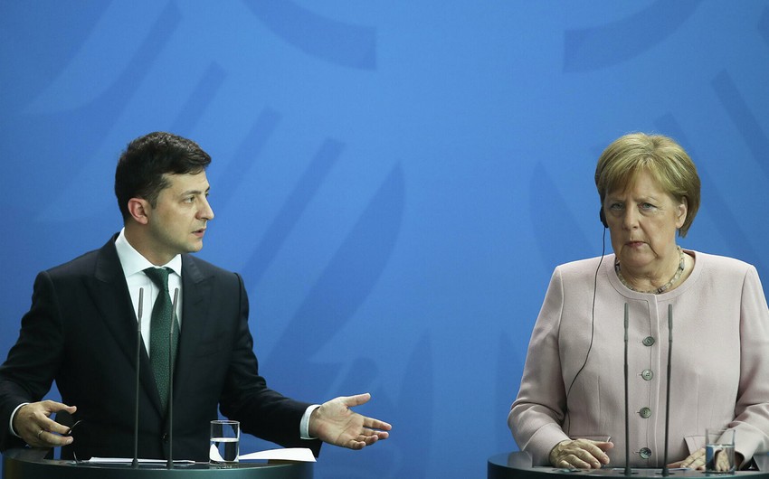 Меркель встретится с Зеленским в Киеве