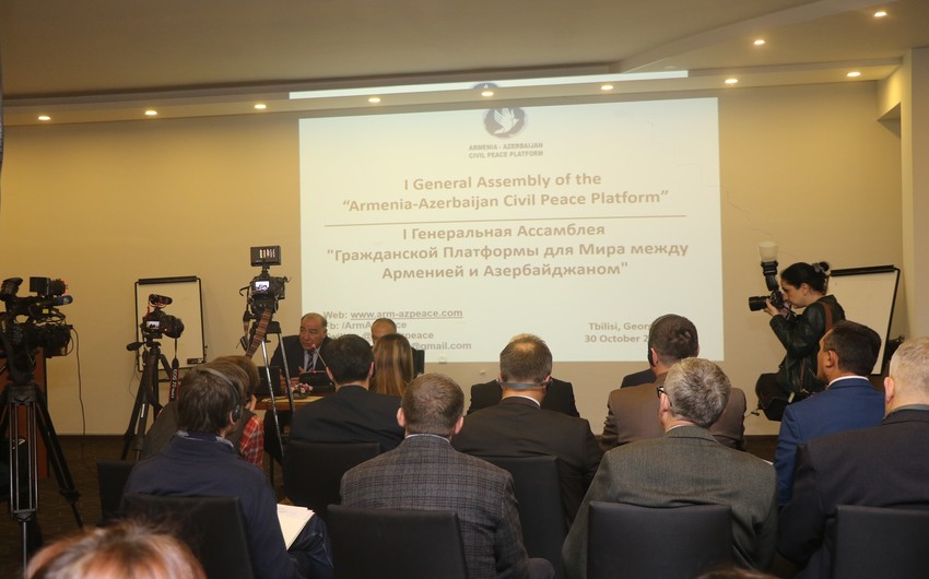 Armenia-Azerbaijan Civil Peace Platform will open headquarters in Tbilisi, Yerevan and Baku