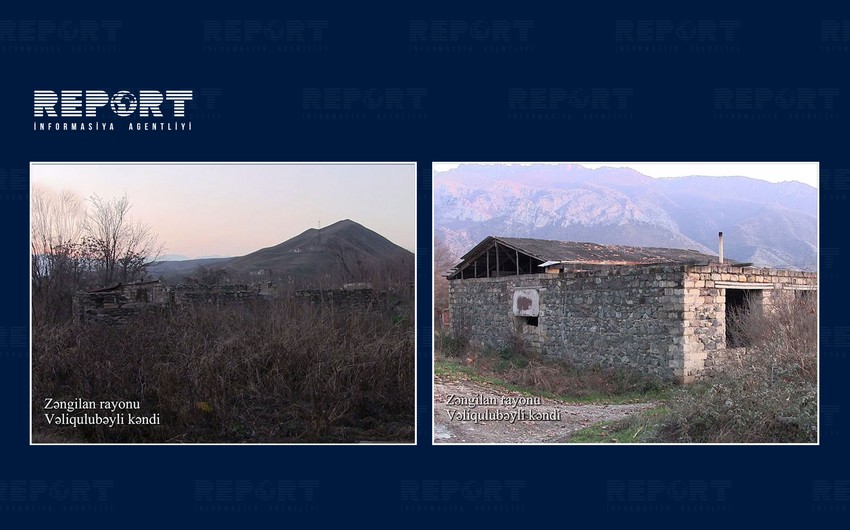 Видеокадры из деоккупированного села Велигулубейли Зангиланского района