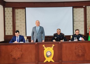 Naxçıvanda Milli Məclisə seçkilərdə polisin xidməti fəaliyyətinə həsr olunan seminar-müşavirə keçirilib