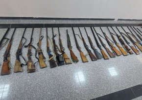 Жители Гянджи сдали полиции незарегистрированное огнестрельное оружие