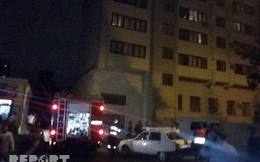 ​FHN Binəqədi rayonunda binada yanğınla bağlı məlumat yayıb