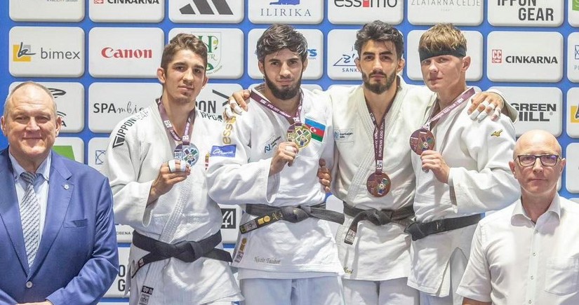 Azərbaycan cüdoçuları Podçetrtek Avropa Kubokunun ilk günündə 5 medal qazanıb