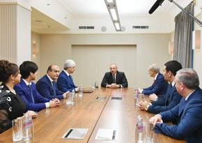 President Ilham Aliyev met with heads of Azerbaijani diaspora organizations operating in St. Petersburg