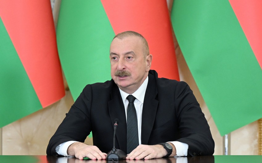 Ильхам Алиев: Приглашаем белорусские компании активно участвовать в восстановлении освобожденных территорий