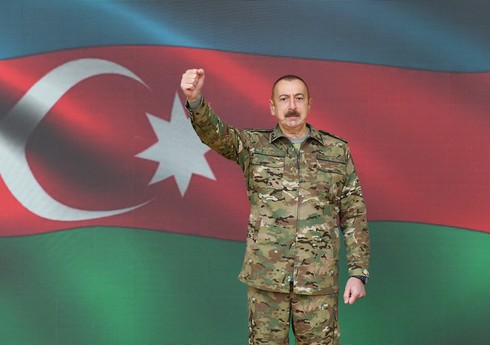 Президент Ильхам Алиев поделился публикацией по случаю Дня Вооруженных сил