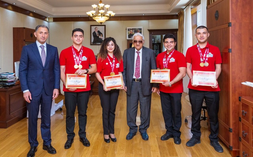 Arif Pashayev, Rashad Nabiyev award TEKNOFEST Azerbaijan winners