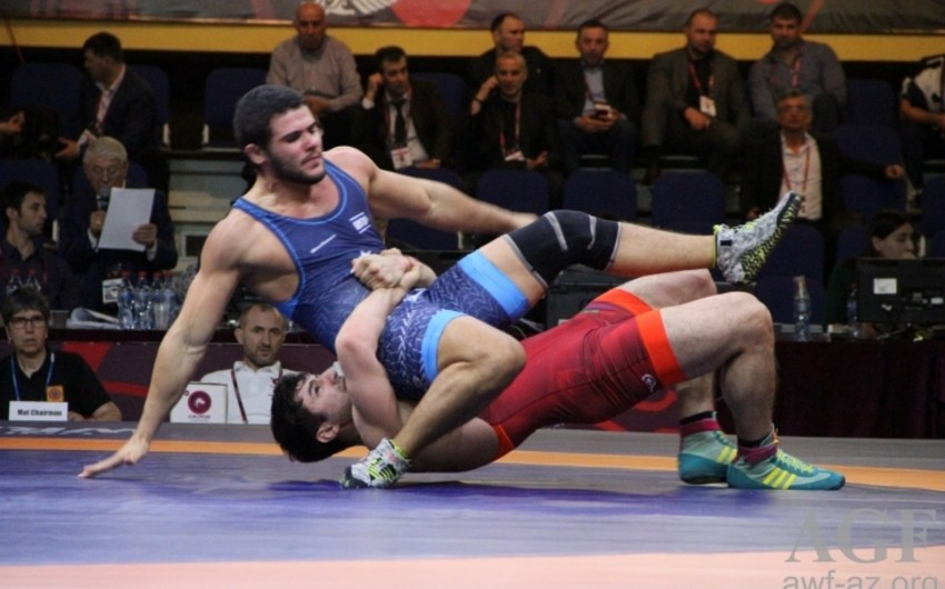3 Azerbaijani wrestlers reach semifinals of European Championships