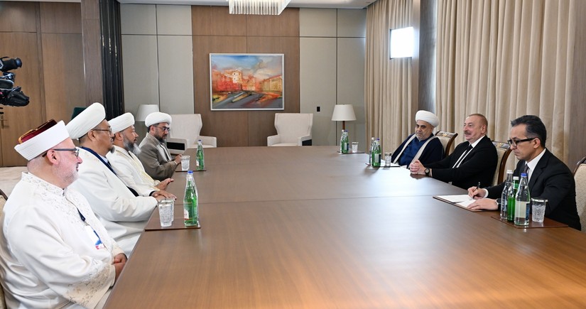 President Ilham Aliyev receives delegation of religious leaders of member and observer countries of Organization of Turkic States