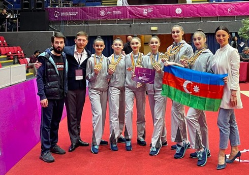 Азербайджанские гимнастки завоевали медали в Румынии и Польше
