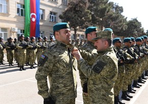 Азербайджанским пограничникам вручены ордена и медали