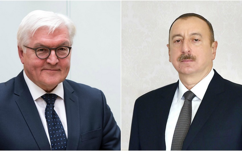 Frank-Walter Steinmeier congratulates President Ilham Aliyev
