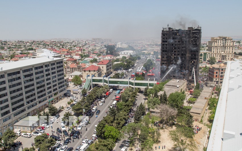 Each family in the burned building in Baku was paid 2500 manats for rental housing