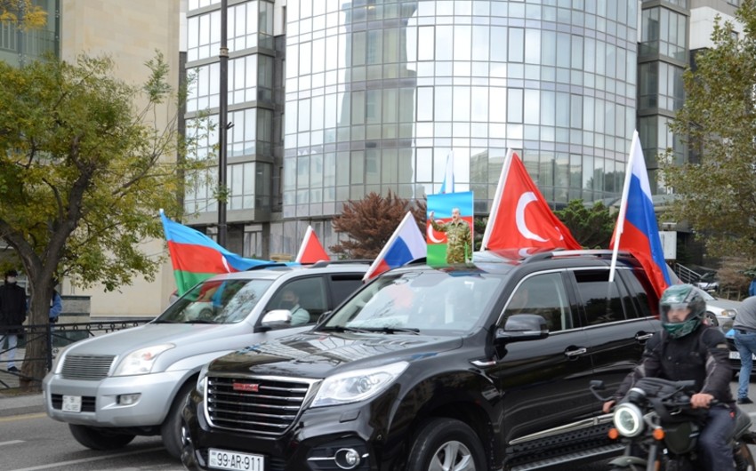 Kəlbəcərin azad olunması münasibətilə Bakıda avtoyürüş keçirilir