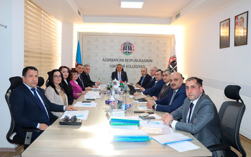 İntizam pozuntularına görə 4 vəkilə xəbərdarlıq edilib, 2 vəkilə isə töhmət verilib