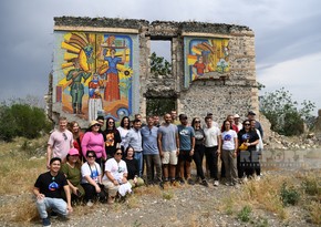 Int’l travelers visit Azerbaijan’s Aghdam