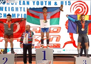 Azerbaijani weightlifter wins European gold