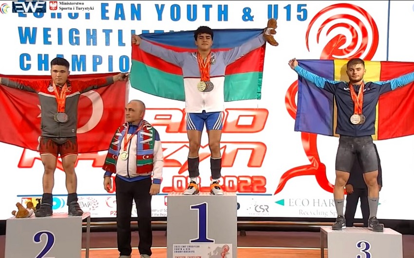 Azerbaijani weightlifter wins European gold